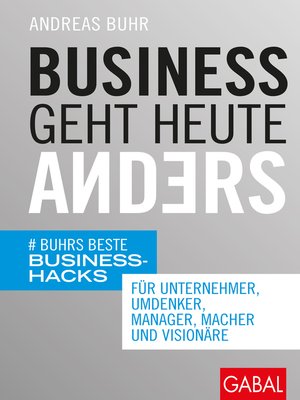 cover image of Business geht heute anders